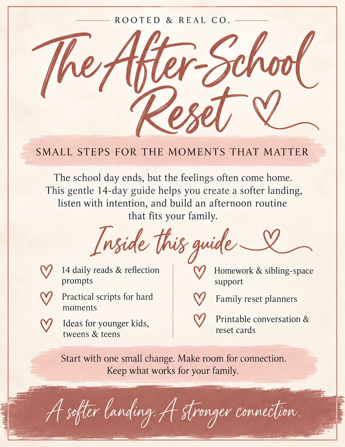The After-School Reset: 14-Day Parenting Workbook | PDF